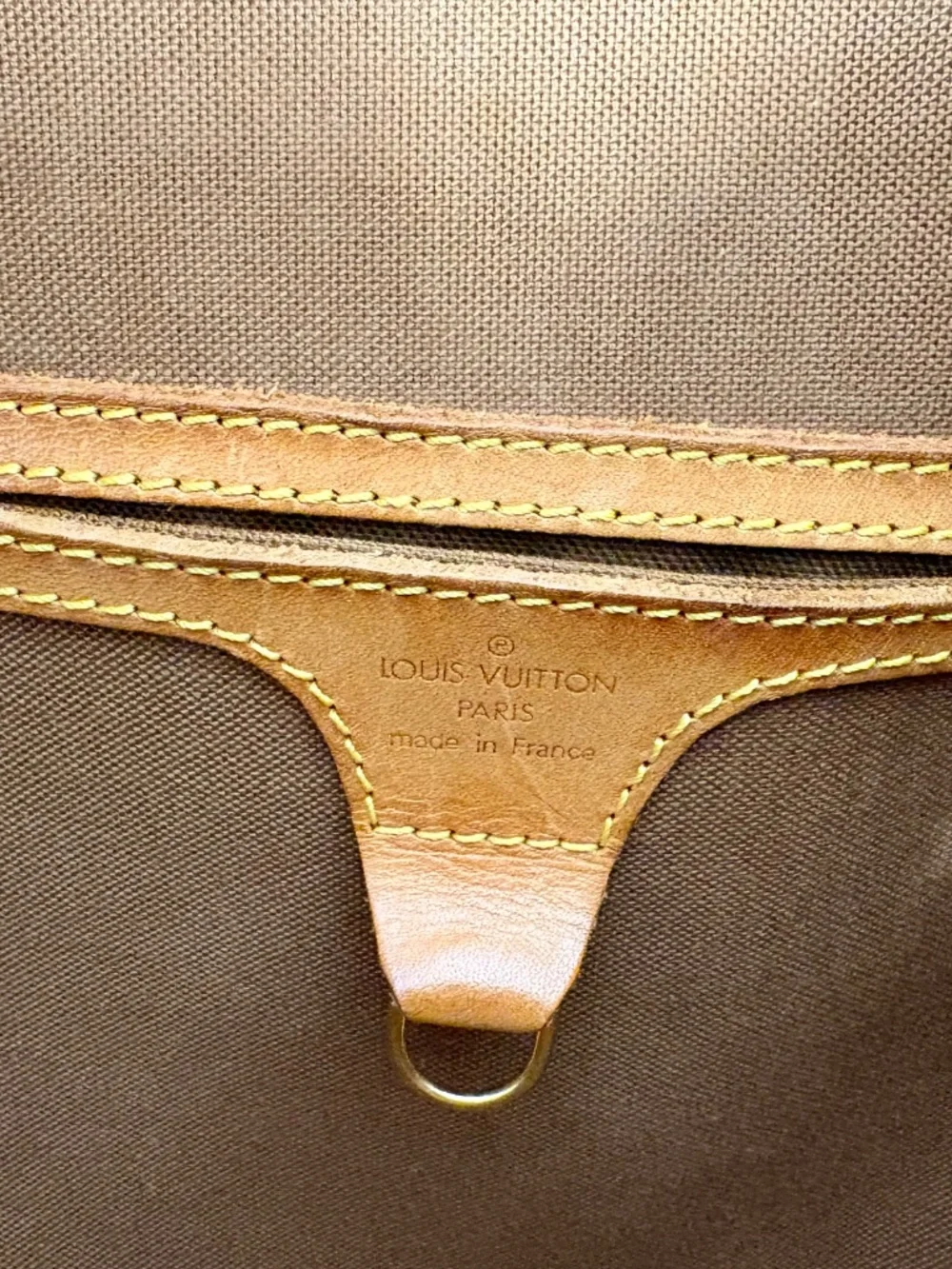 Vintage Louis Vuitton Ellipse MM Satchel Handbag Monogram Canvas